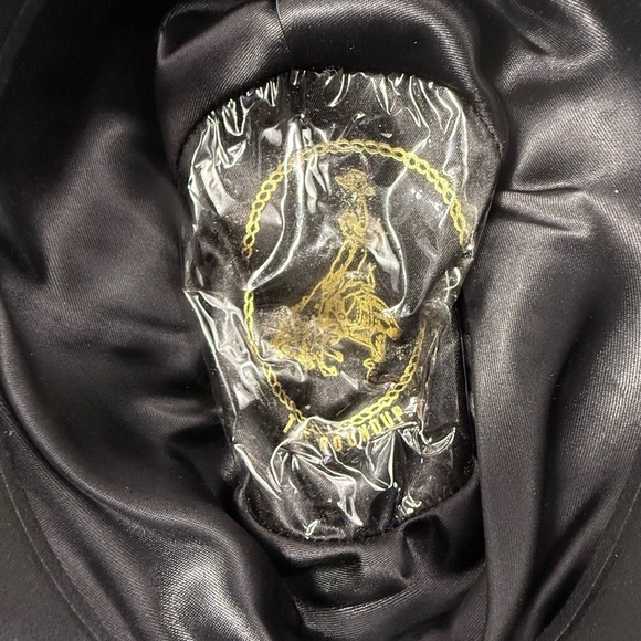 The Roundup 4X Beaver black cowboy hat size 7 1/8 western rancher - Picture 3 of 8